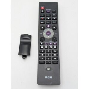 RCA Universal Remote (RCR003RWDE) with Backlit Buttons for 3 Devices - Black